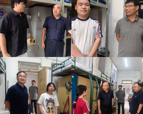 金秋走访传温情 深入宿舍暖人心